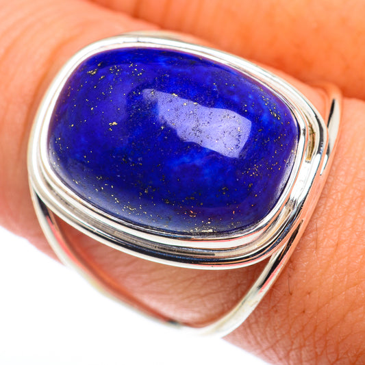 Lapis Lazuli Rings handcrafted by Ana Silver Co - RING74145