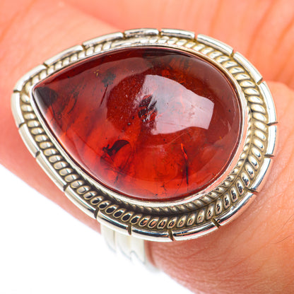 Baltic Amber Rings handcrafted by Ana Silver Co - RING74158