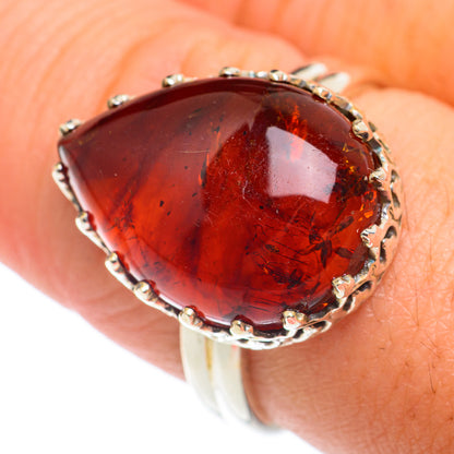 Baltic Amber Rings handcrafted by Ana Silver Co - RING74159