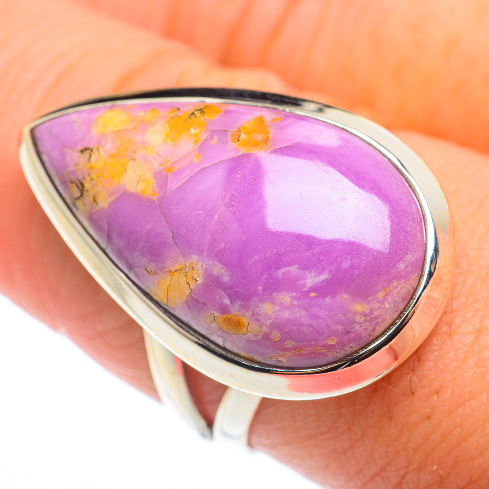 Phosphosiderite Rings handcrafted by Ana Silver Co - RING74164