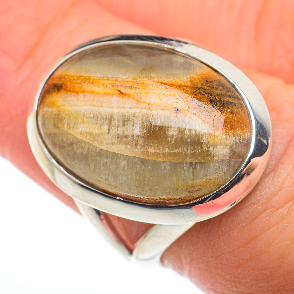 Peruvian Opal Rings handcrafted by Ana Silver Co - RING74187