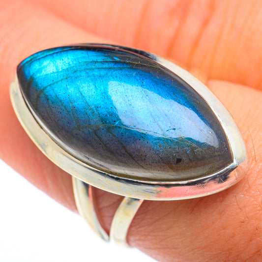 Labradorite Rings handcrafted by Ana Silver Co - RING74192