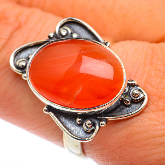 Carnelian Rings handcrafted by Ana Silver Co - RING74201