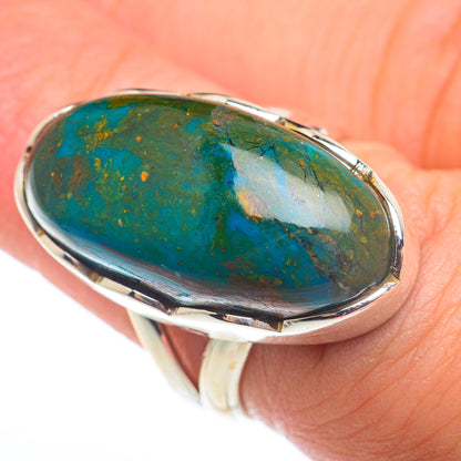 Chrysocolla Rings handcrafted by Ana Silver Co - RING74222