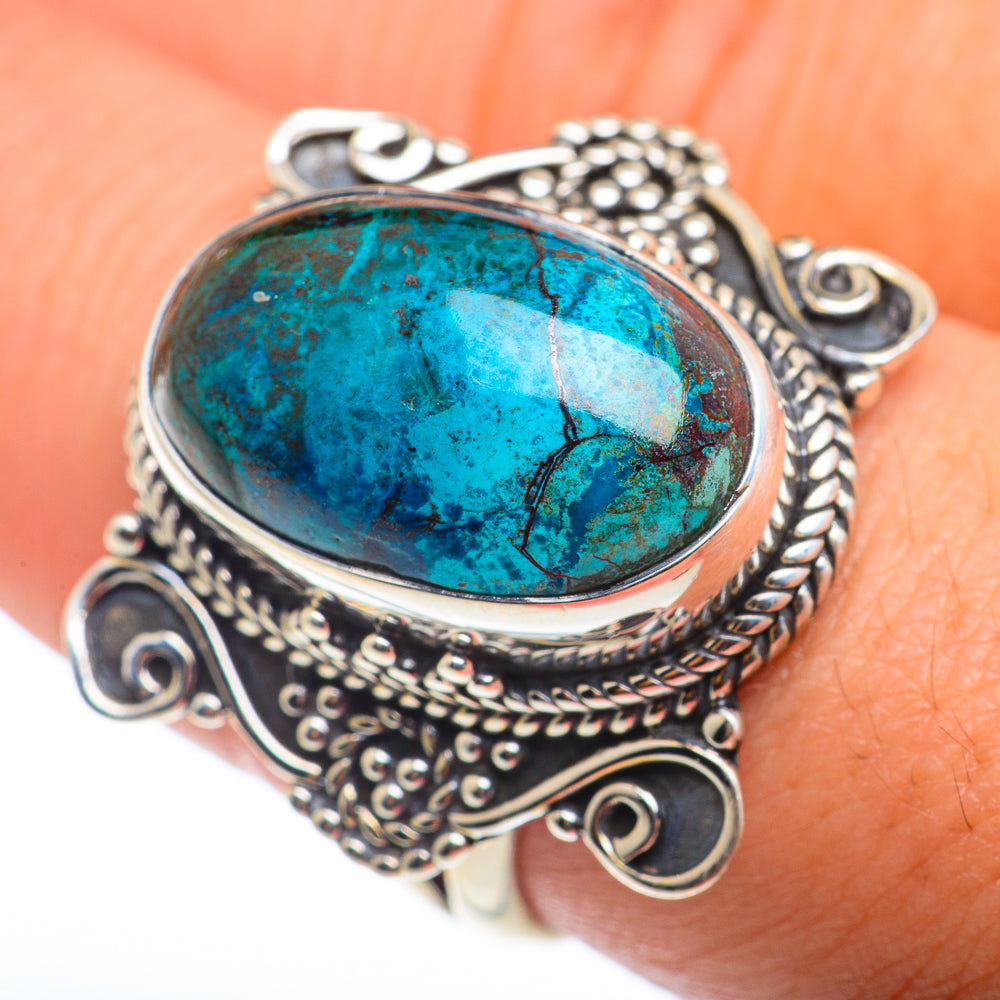 Shattuckite Rings handcrafted by Ana Silver Co - RING74230