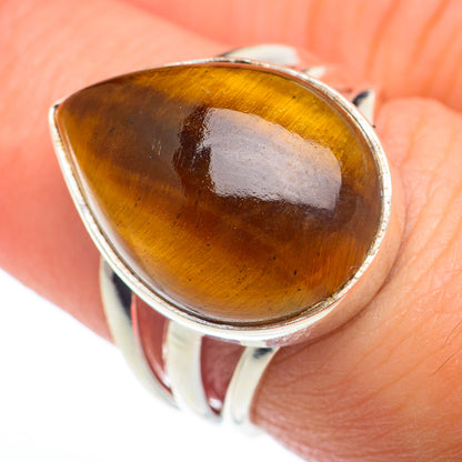 Tiger Eye Rings handcrafted by Ana Silver Co - RING74235