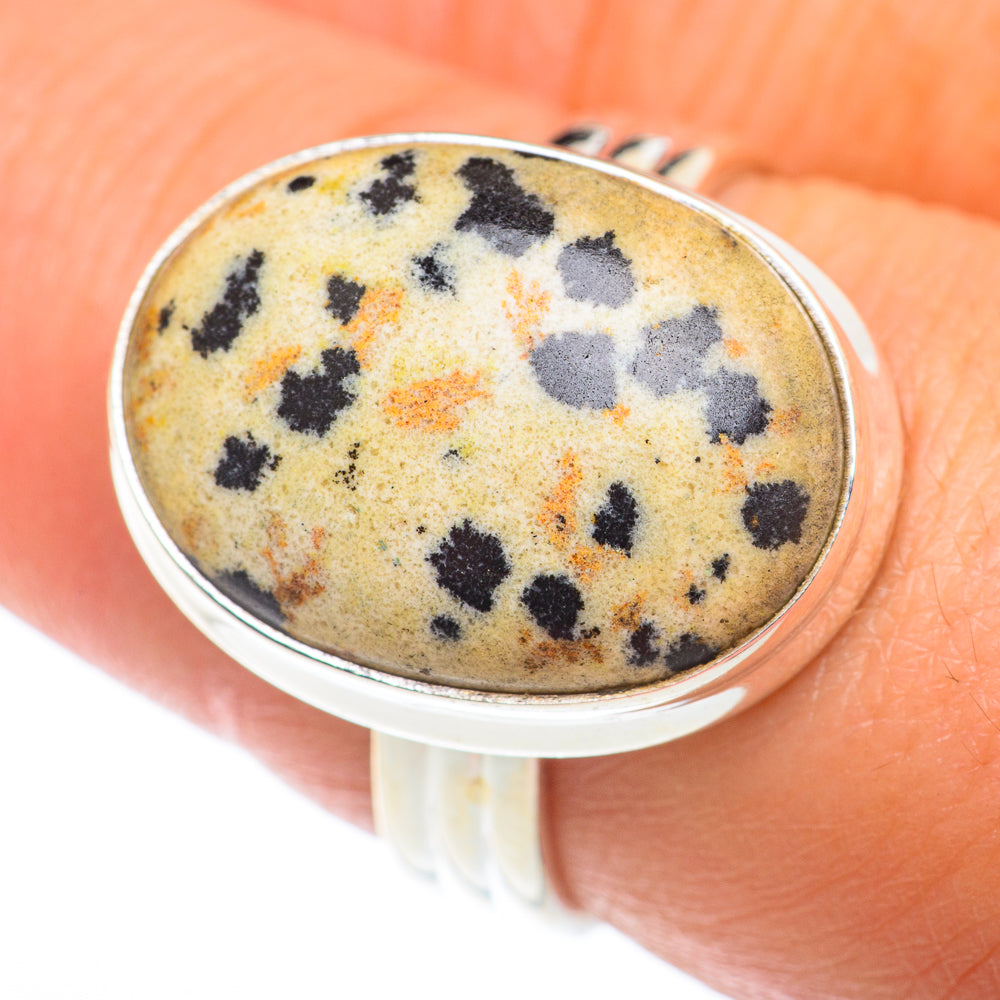 Dalmatian Jasper Rings handcrafted by Ana Silver Co - RING74239