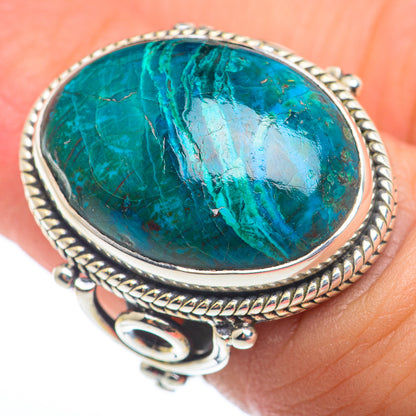 Chrysocolla Rings handcrafted by Ana Silver Co - RING74266