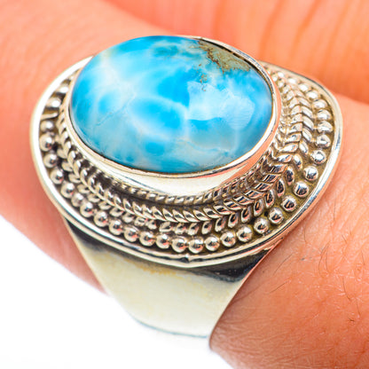 Larimar Rings handcrafted by Ana Silver Co - RING74269
