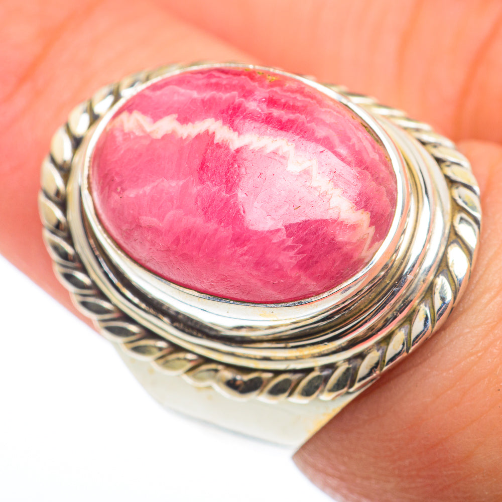 Rhodochrosite Rings handcrafted by Ana Silver Co - RING74278