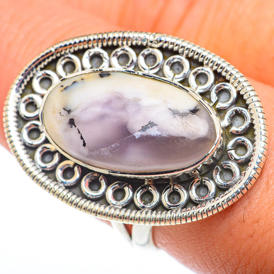 Dendritic Opal Rings handcrafted by Ana Silver Co - RING74289