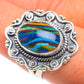 Rainbow Calsilica Rings handcrafted by Ana Silver Co - RING74291