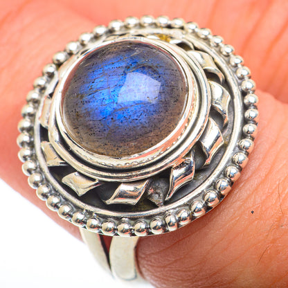 Labradorite Rings handcrafted by Ana Silver Co - RING74297