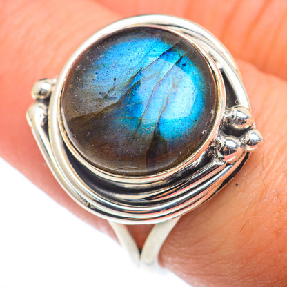 Labradorite Rings handcrafted by Ana Silver Co - RING74306