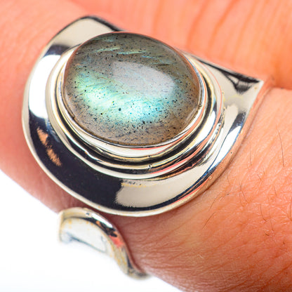 Labradorite Rings handcrafted by Ana Silver Co - RING74307