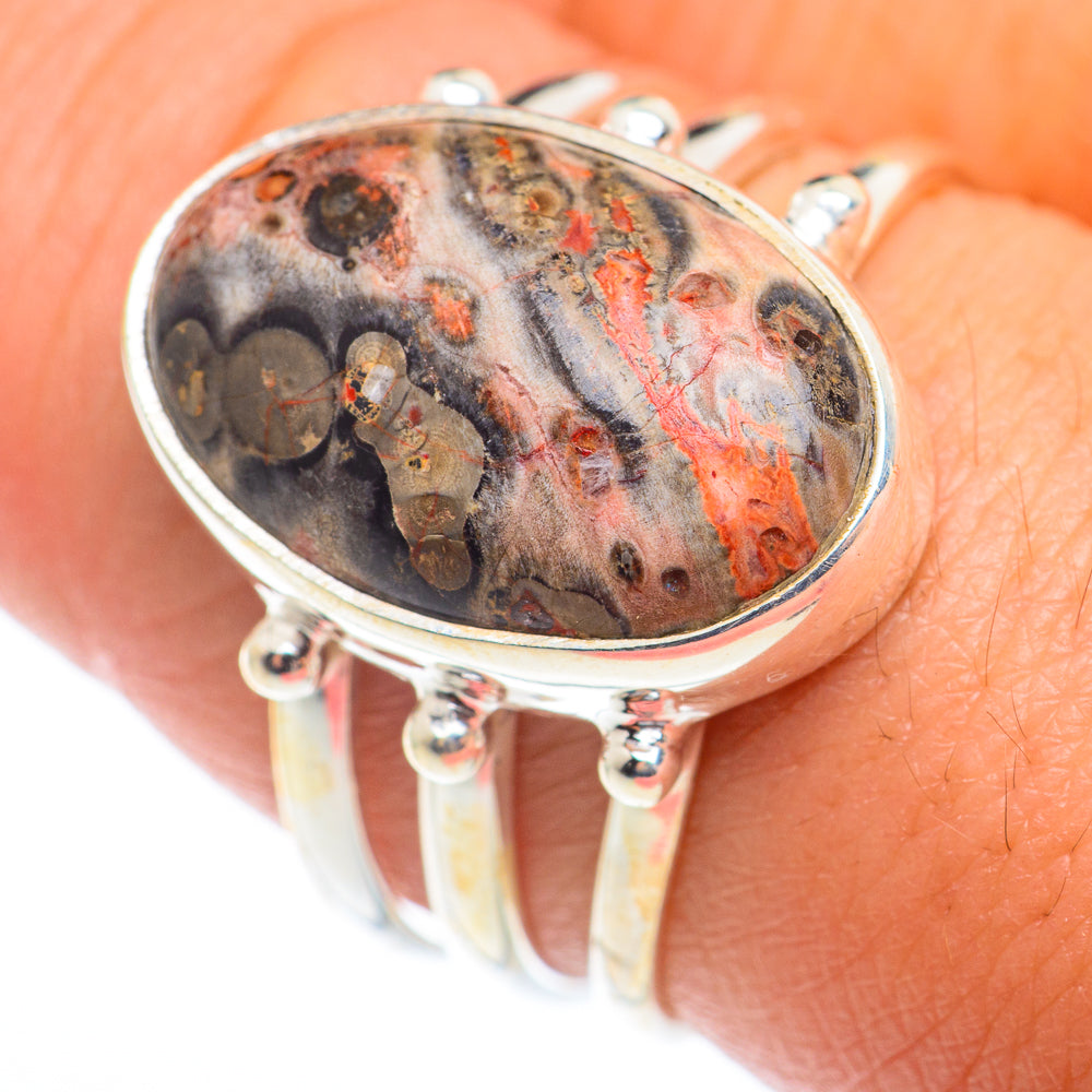 Poppy Jasper Rings handcrafted by Ana Silver Co - RING74310