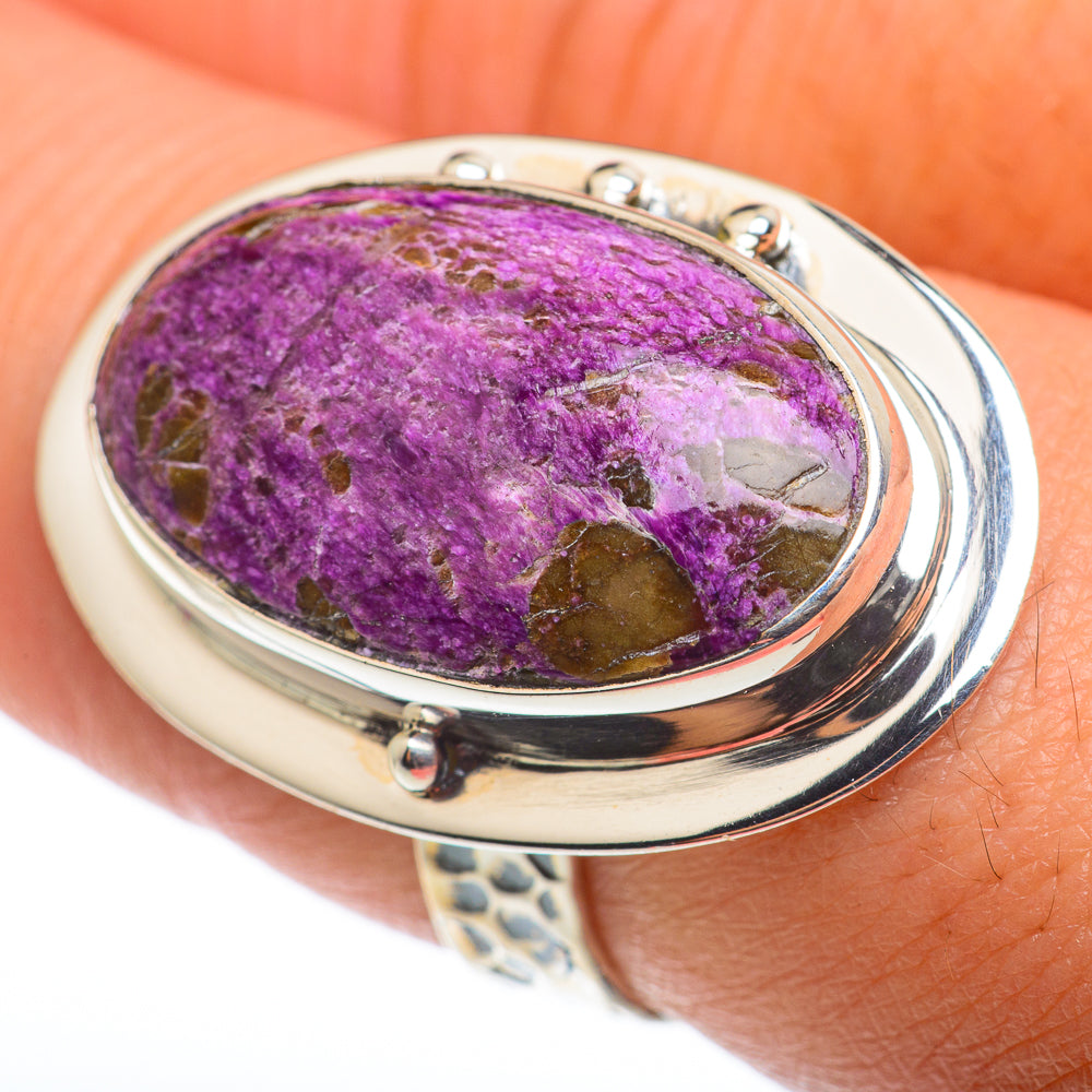 Lepidolite Rings handcrafted by Ana Silver Co - RING74318