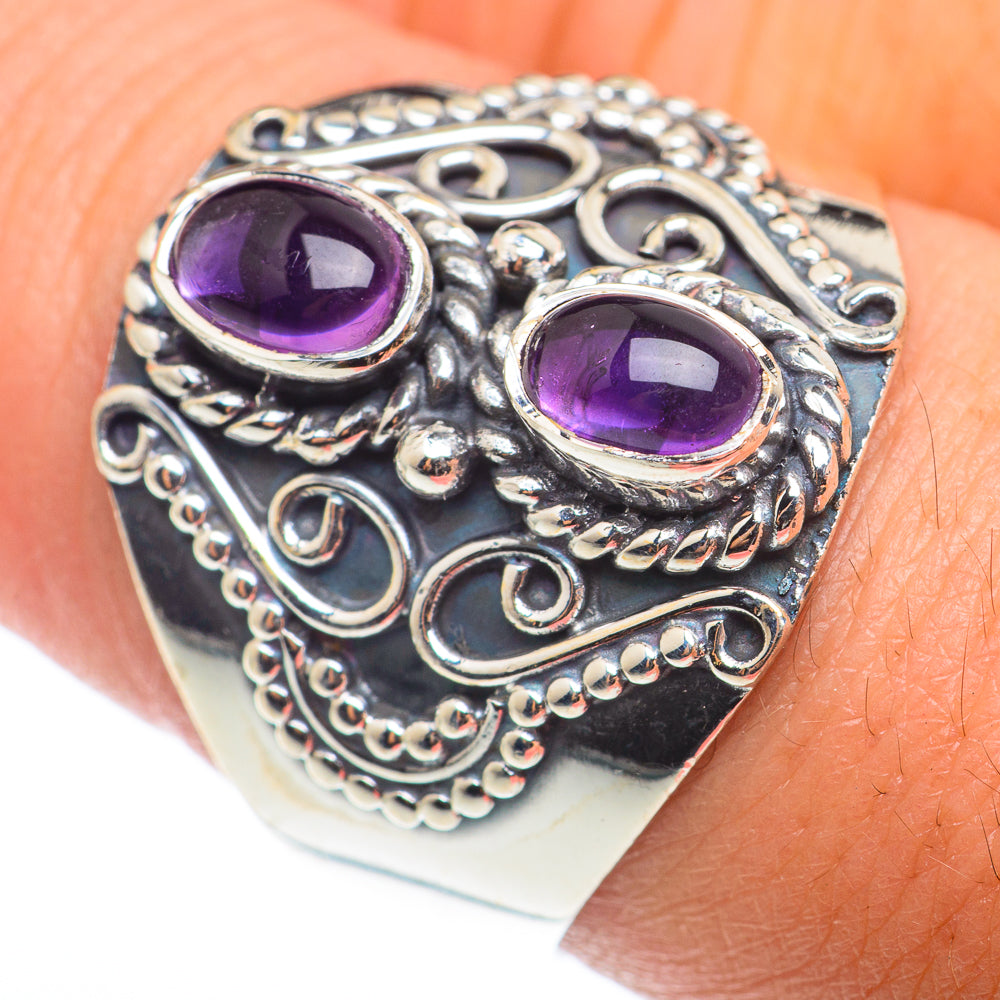 Amethyst Rings handcrafted by Ana Silver Co - RING74319