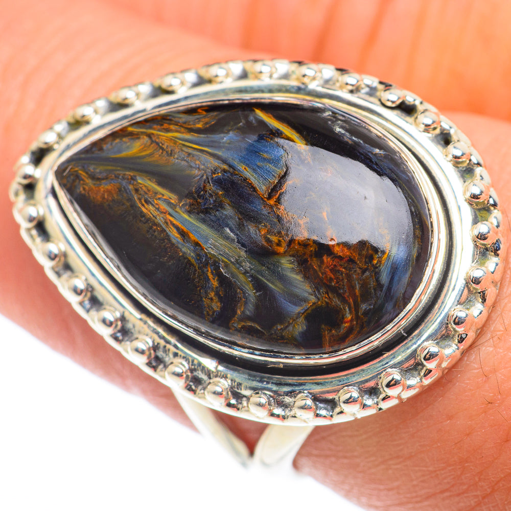 Pietersite Rings handcrafted by Ana Silver Co - RING74323