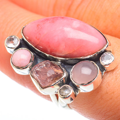 Pink Opal Rings handcrafted by Ana Silver Co - RING74348
