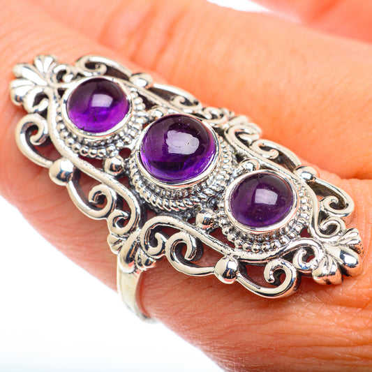 Amethyst Rings handcrafted by Ana Silver Co - RING74351