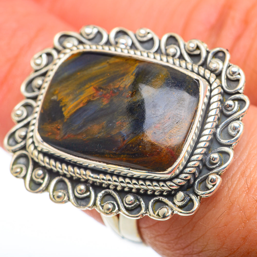 Pietersite Rings handcrafted by Ana Silver Co - RING74354