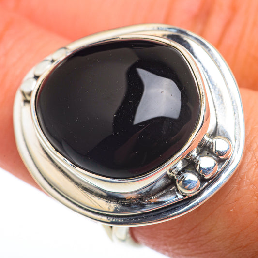 Black Onyx Rings handcrafted by Ana Silver Co - RING74355