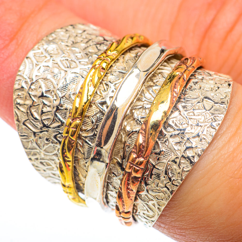 Meditation Spinner Rings handcrafted by Ana Silver Co - RING74365