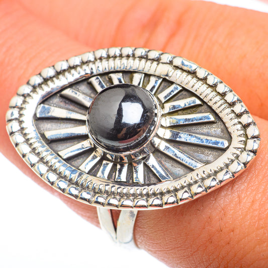 Hematite Rings handcrafted by Ana Silver Co - RING74366