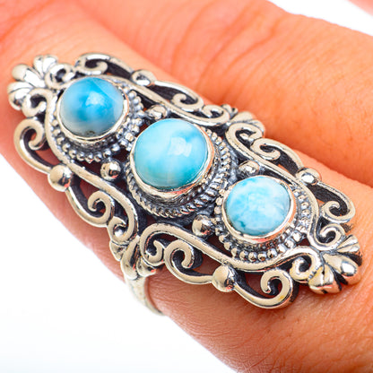 Larimar Rings handcrafted by Ana Silver Co - RING74368