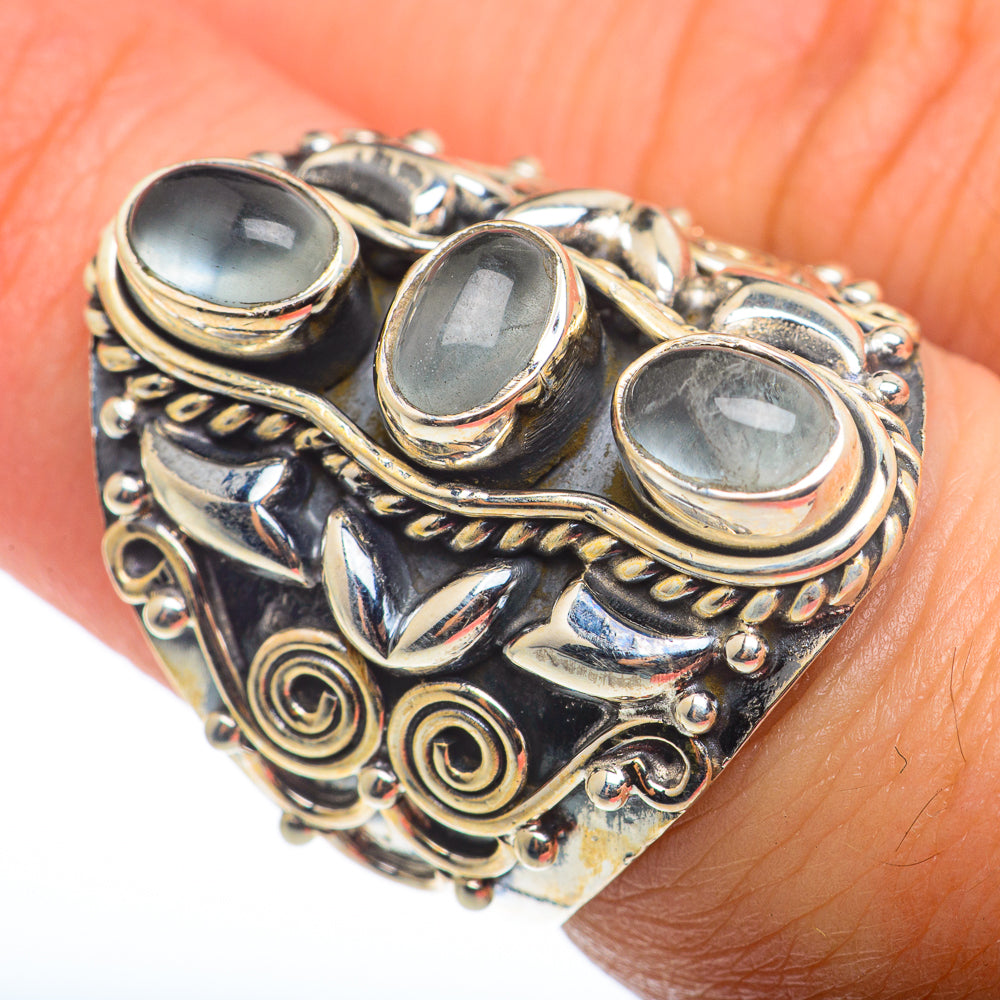 Aquamarine Rings handcrafted by Ana Silver Co - RING74377