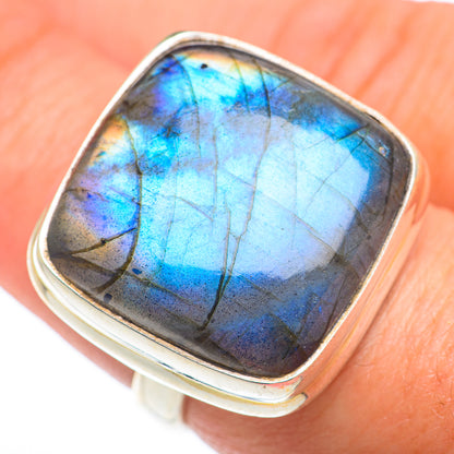 Labradorite Rings handcrafted by Ana Silver Co - RING74379