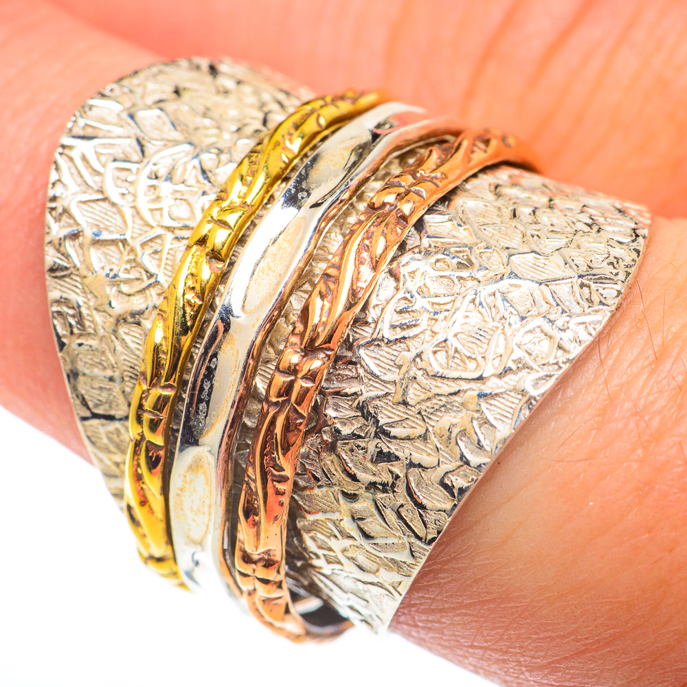Meditation Spinner Rings handcrafted by Ana Silver Co - RING74388