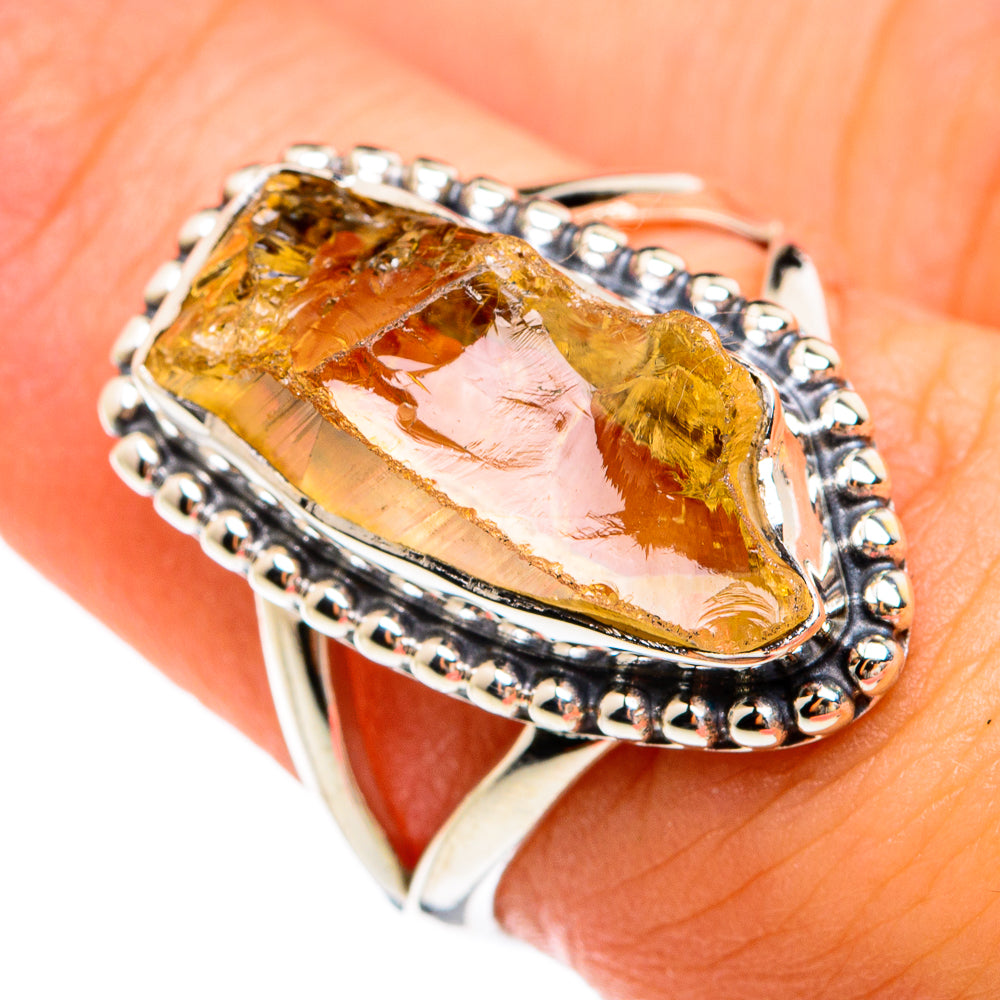 Citrine Rings handcrafted by Ana Silver Co - RING74420