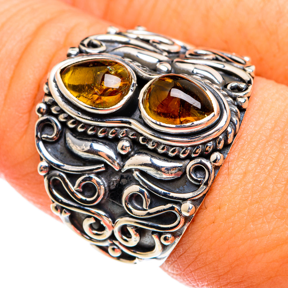 Citrine Rings handcrafted by Ana Silver Co - RING74421