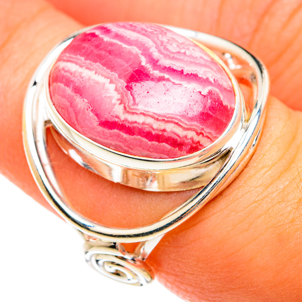 Rhodochrosite Rings handcrafted by Ana Silver Co - RING74423