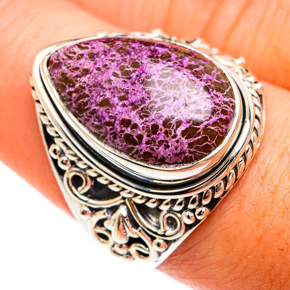 Stichtite Rings handcrafted by Ana Silver Co - RING74428
