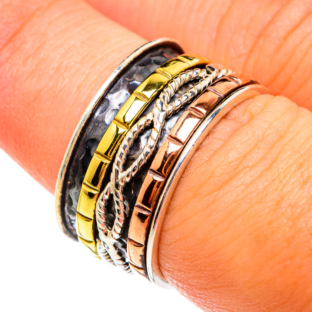 Meditation Spinner Rings handcrafted by Ana Silver Co - RING74431