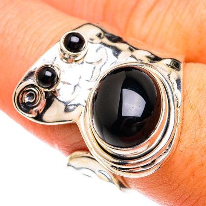 Black Onyx Rings handcrafted by Ana Silver Co - RING74435