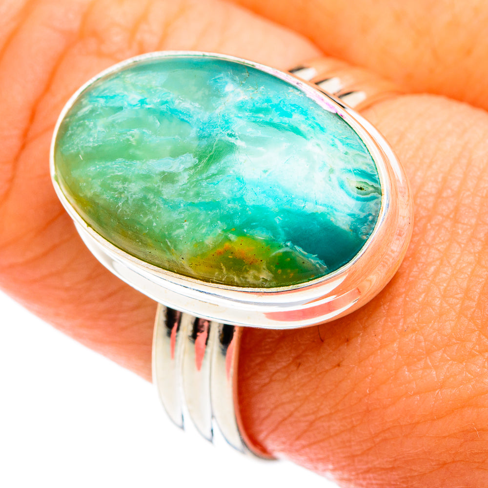 Peruvian Opal Rings handcrafted by Ana Silver Co - RING74450