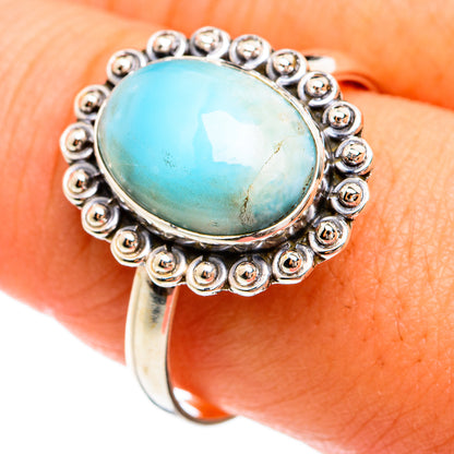 Larimar Rings handcrafted by Ana Silver Co - RING74454