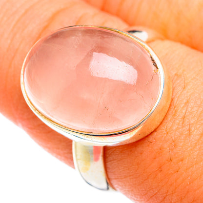 Rose Quartz Rings handcrafted by Ana Silver Co - RING74462
