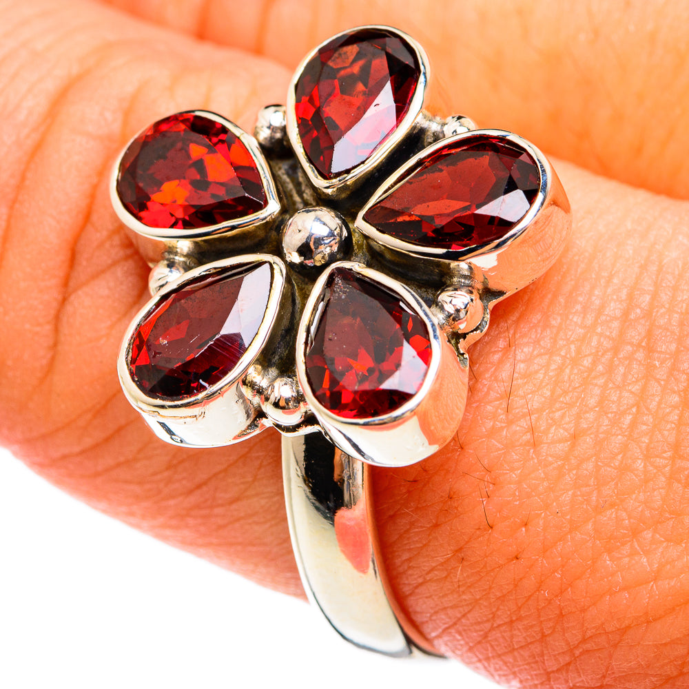 Garnet Rings handcrafted by Ana Silver Co - RING74465