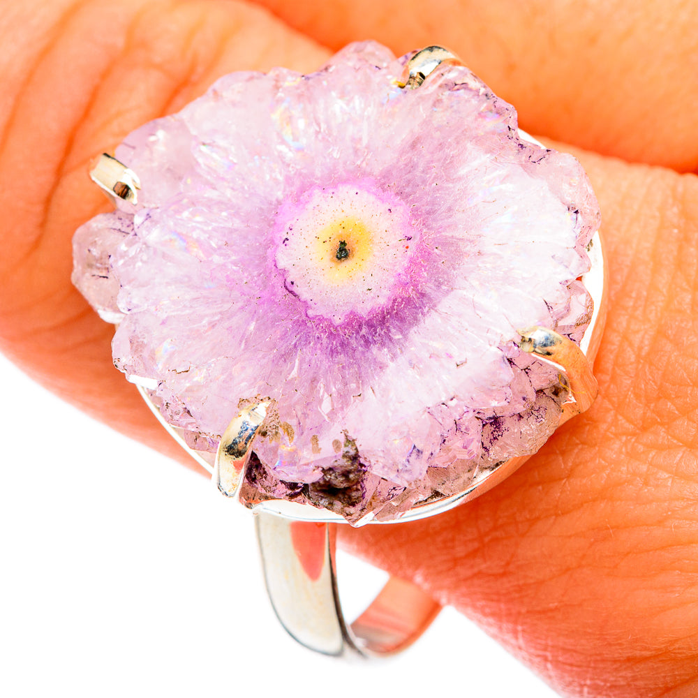 Amethyst Stalactite Rings handcrafted by Ana Silver Co - RING74466