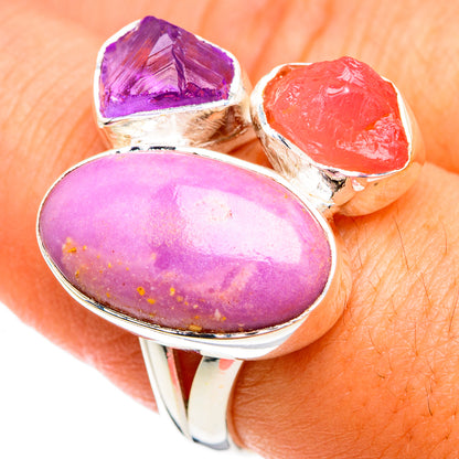 Phosphosiderite Rings handcrafted by Ana Silver Co - RING74468