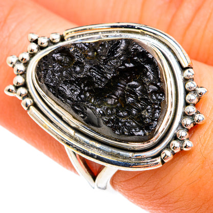 Tektite Rings handcrafted by Ana Silver Co - RING74473