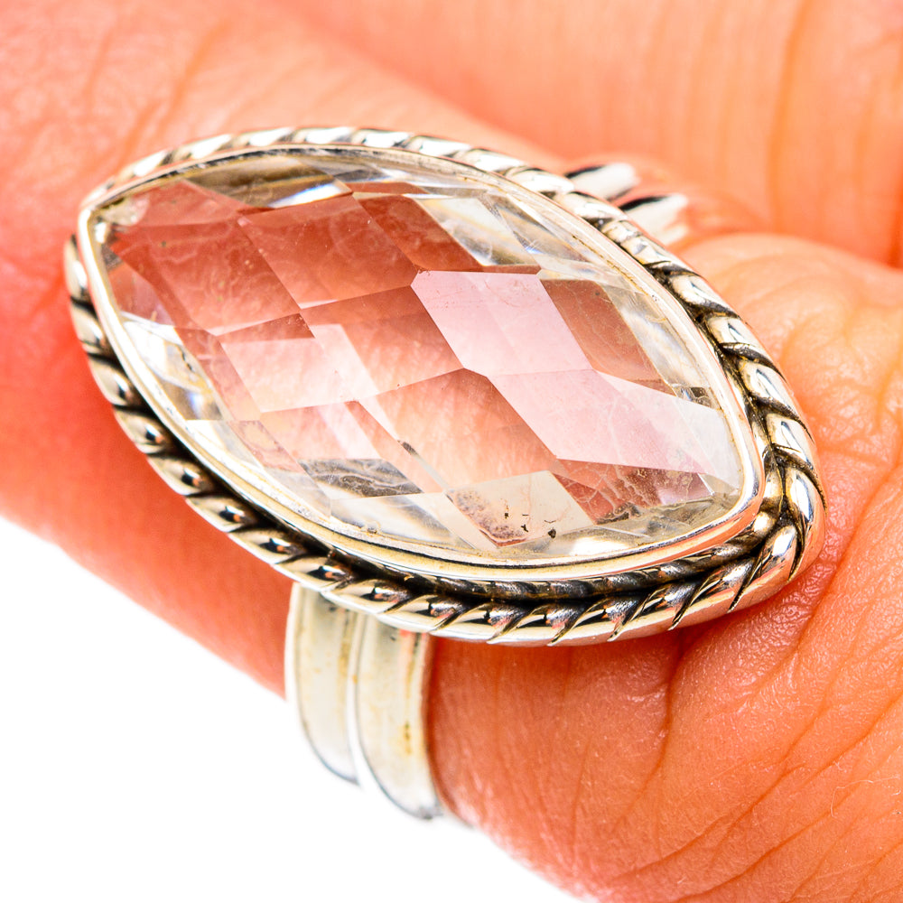 White Quartz Rings handcrafted by Ana Silver Co - RING74479