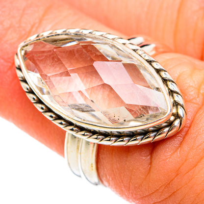 White Quartz Rings handcrafted by Ana Silver Co - RING74479