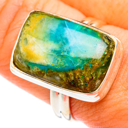 Peruvian Opal Rings handcrafted by Ana Silver Co - RING74488
