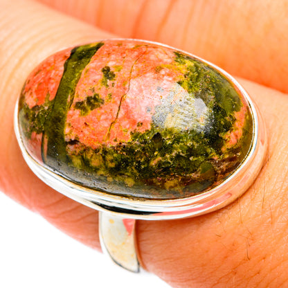 Unakite Rings handcrafted by Ana Silver Co - RING74496